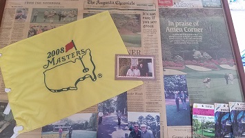 2008 Masters Golf Course memorabilia
