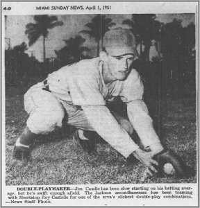 Photo of Jim in article about him playing at Miami Jackson High