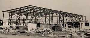 Recreation Center under construction, 1401 Westward Dr, 1955